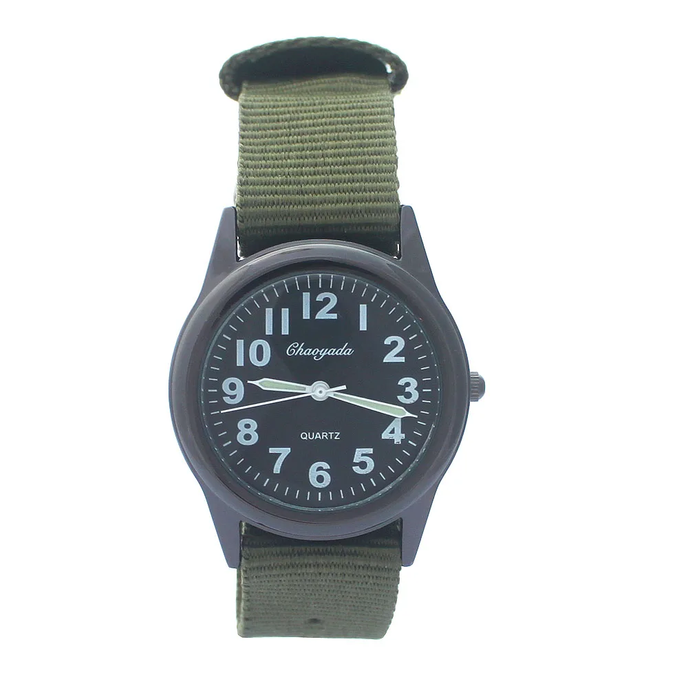 3 stuks kind quartz horloges jongen nylon bandjes kinderen leuke klok jongens en meisje kerstcadeaus kinderhorloge