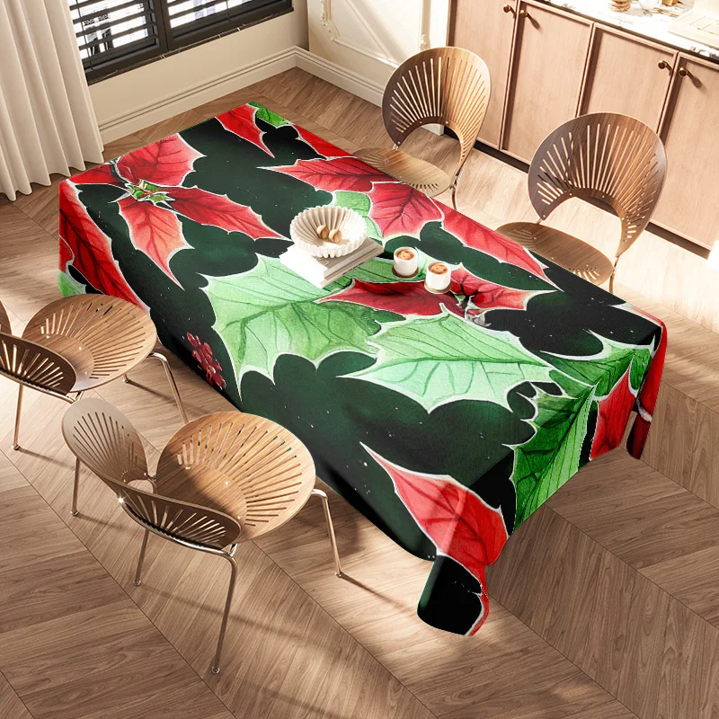 Vibrant Floral Tablecloth Perfect for Holiday Celebrations