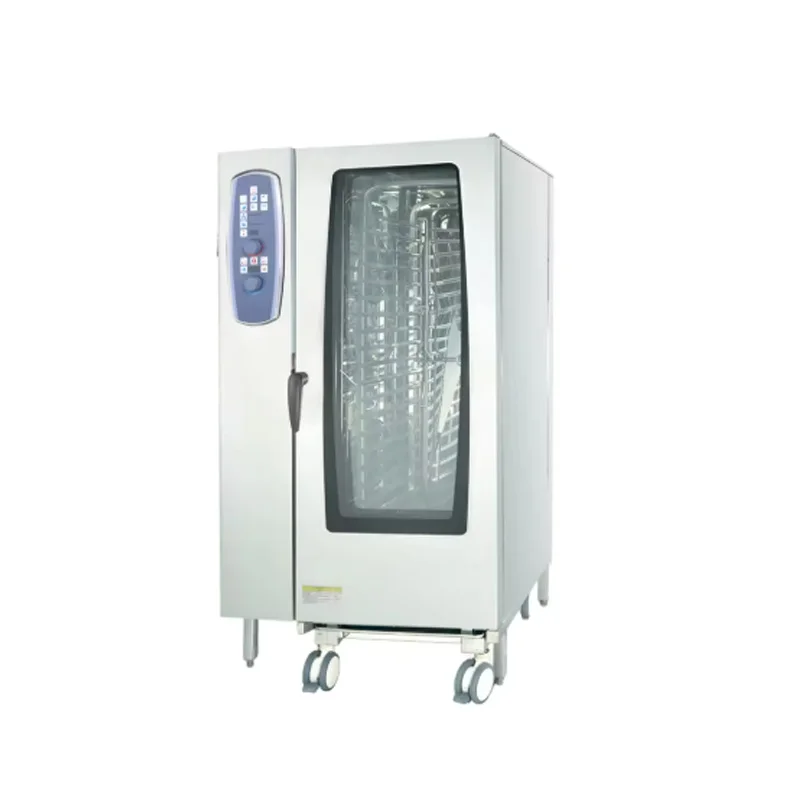 380V 37kW Commercial Electric Steam Bake Oven 20*1/1GN Universal Stainless Steel Large Capacity Automatic Kitchen Equipment