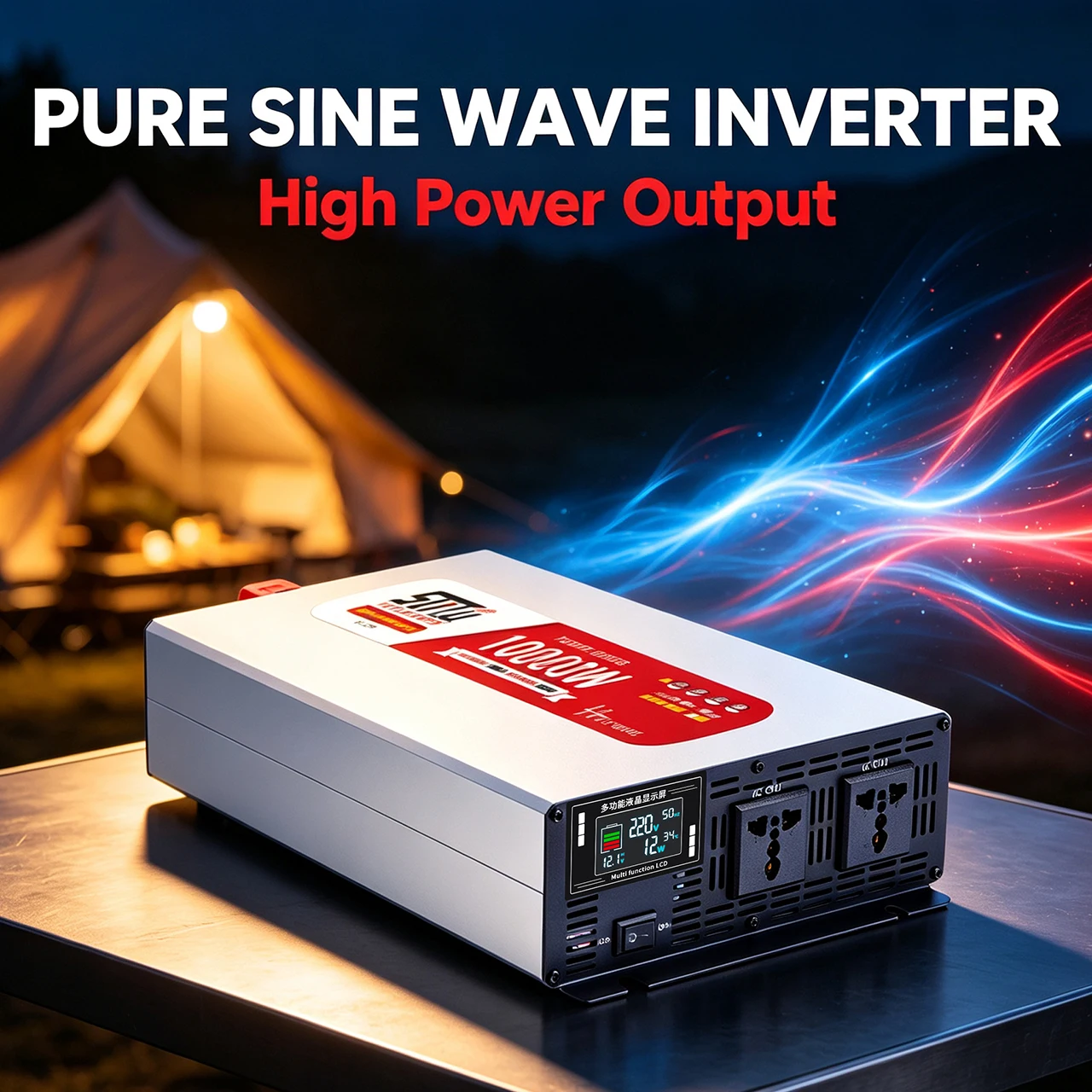 Pure sine wave inverter  6000W 8000W 10000W 12V24V to 220V 50HZ  110V 60HZ high power battery solar power converter universal