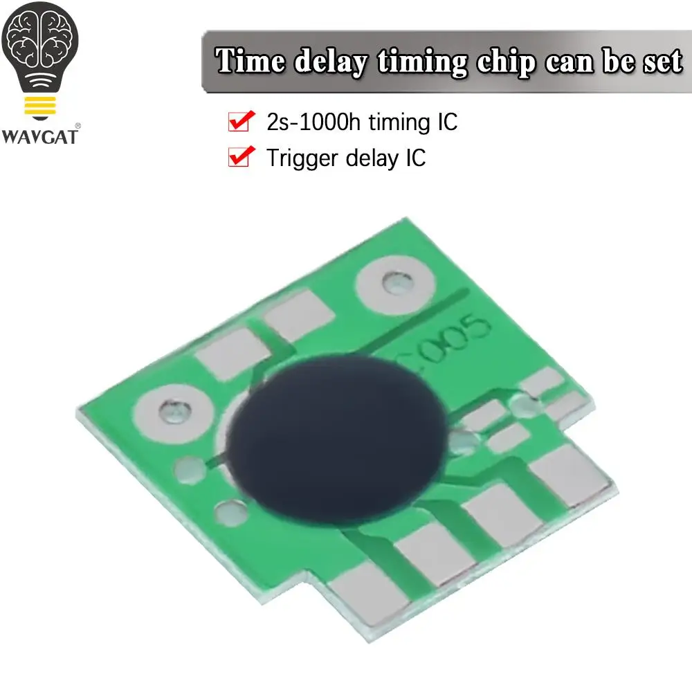 WAVGAT  10Pcs Multifunction Delay Trigger Timing Chip Module Timer IC Timing 2s - 1000h