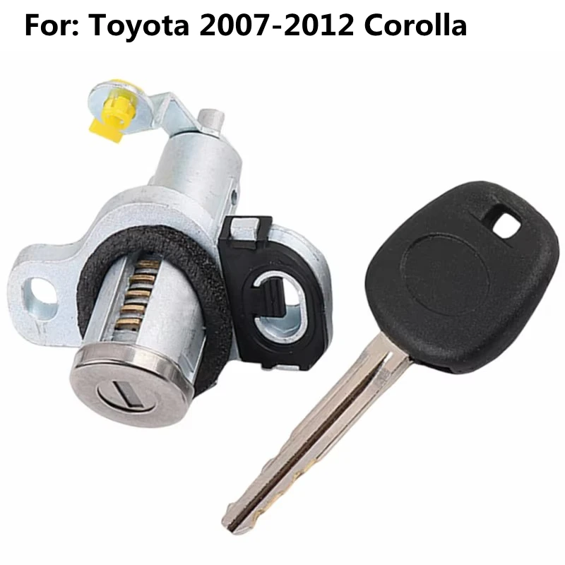Cilindro de cerradura para maletero de coche Toyota Corolla 2007-2012, cilindro de cerradura para portón trasero con 1 llave
