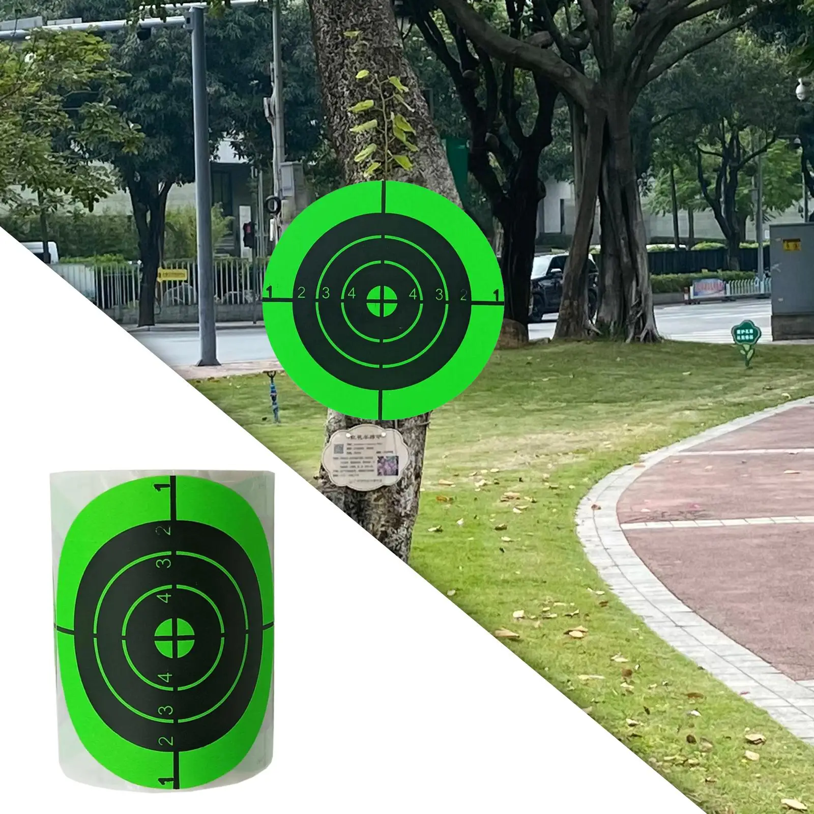 

3" Stickers Splatter Self Adhesive Reactive Targets Durable