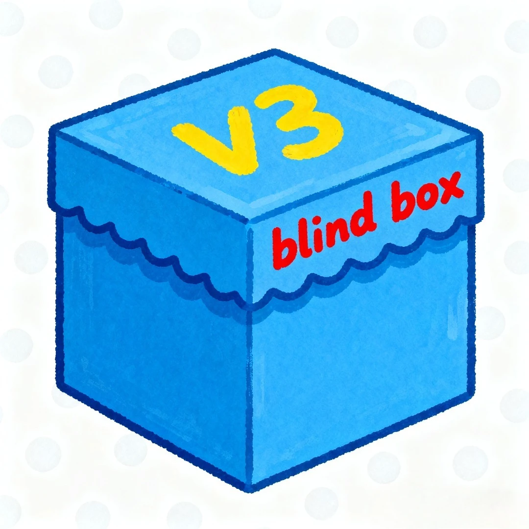 cute and fun blind boxes,Christmas New V3 Doll Blind Box Hand Vinyl Doll Birthday Surprise Gift Cute Small Pendant