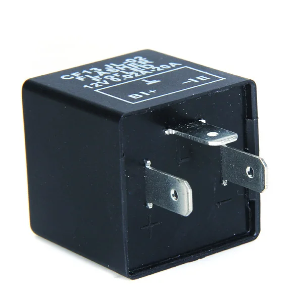 3 Pin Car Flasher Relay to Fix Turn Singnal LED Light Indicator Flash Blink 12V