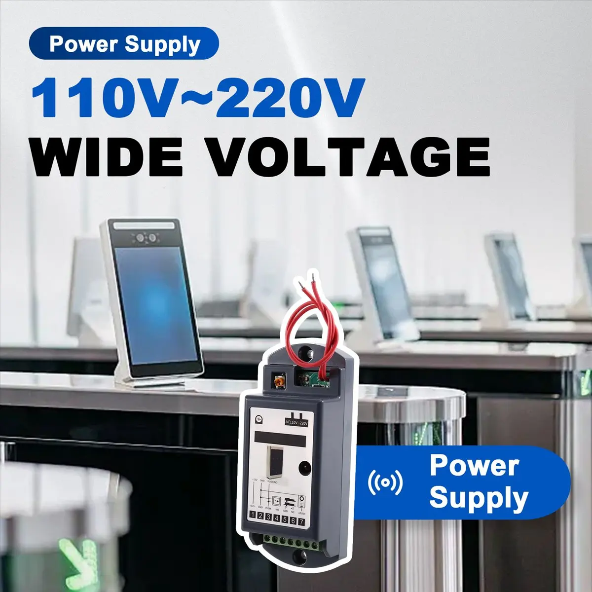 

Stable- Access Control Power Supply 110V-220V Wide Voltage 12v3A Output Small Volume Used for Access Control System