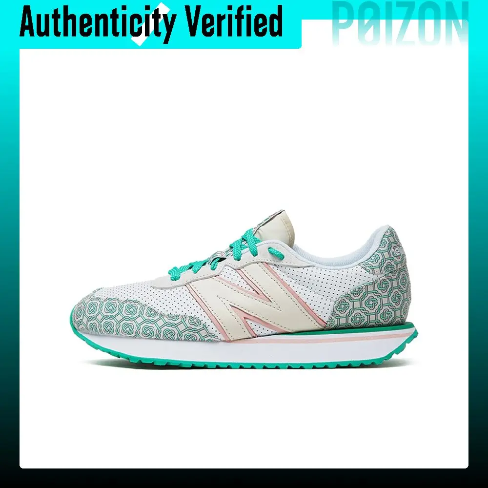 New Balance NB 237 Running Shoes Unisex Low-top White/Green MS237CBA