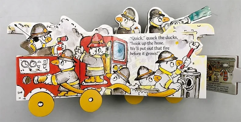 Mini Wheels Mini Fire Engine, Baby Children's books aged 1 2 3, English picture book 9780761124986