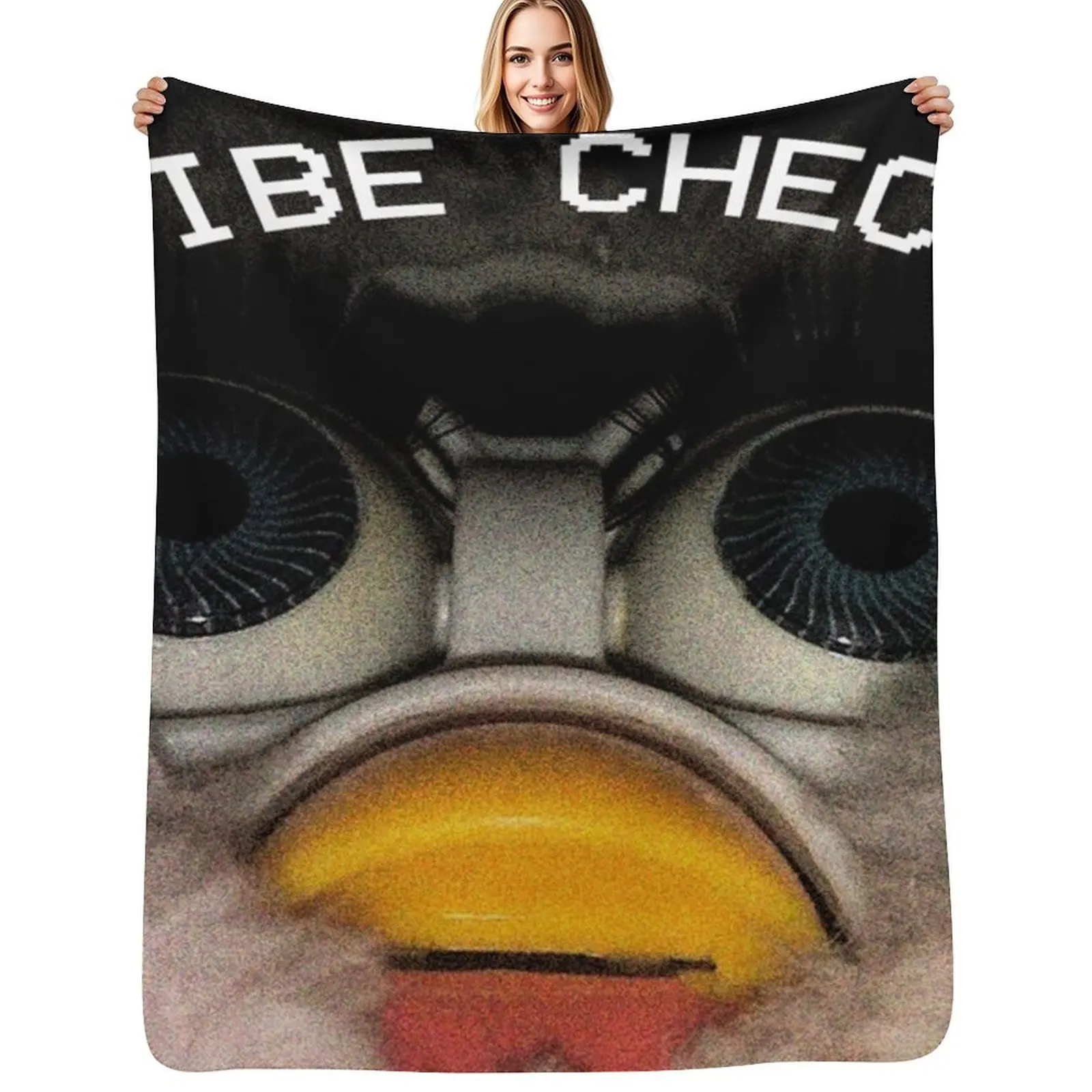 

Furby Vibe Check 1 Throw Blanket Soft Plaid Large Cute Extra Large Throw Blankets