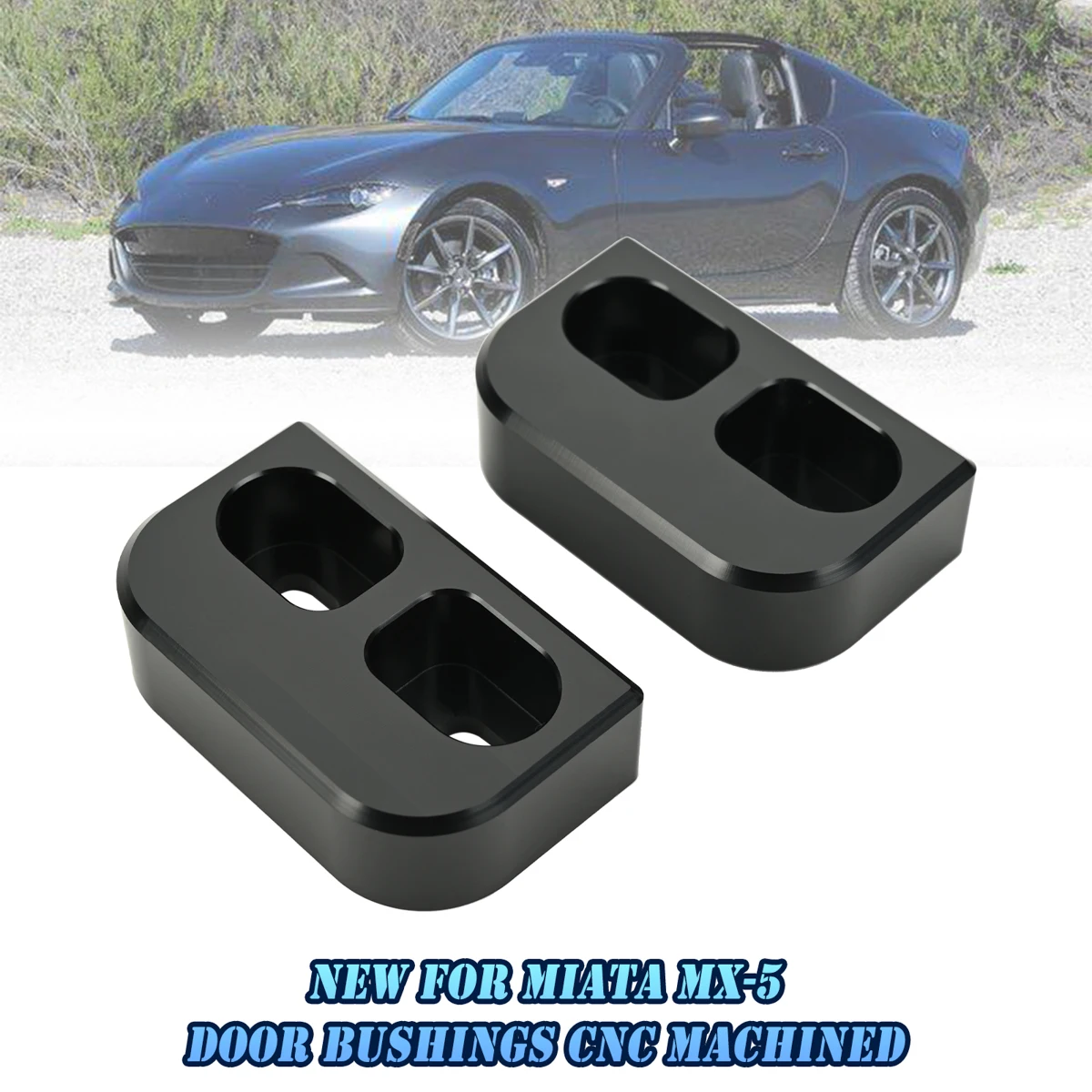 

2pcs Door Bushings Secure Machined Door To Prevent Shaking 16mm For Mazda MX-5 Miata NA NB NC ND 1990-2021 Interior Accessory