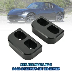 2pcs Door Bushings Secure Machined Door To Prevent Shaking 16mm For Mazda MX-5 Miata NA NB NC ND 1990-2021 Interior Accessory