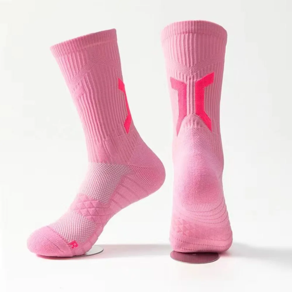 

1Pair New Breathable Sports Socks Quick Drying Bottom Pressure Sock Towel Cycling Socks Men Women