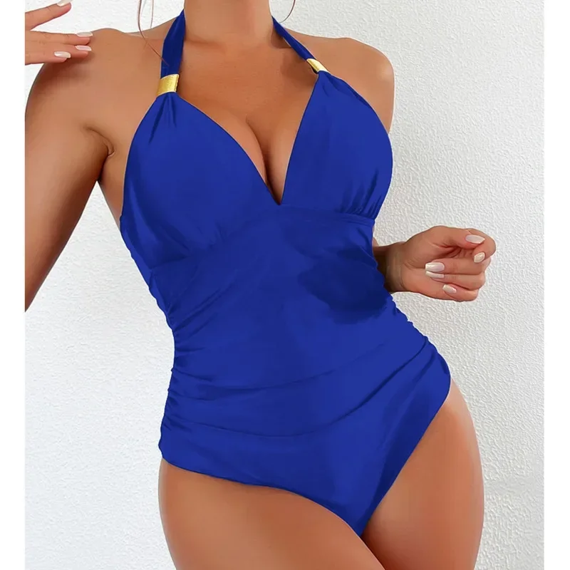 Сексуальные цельные купальники с леопардовым принтом, закрытые женские купальники, одежда для плавания с эффектом пуш-ап, купальные костюмы для тела, пляжная одежда, купальщица в бассейне 2025