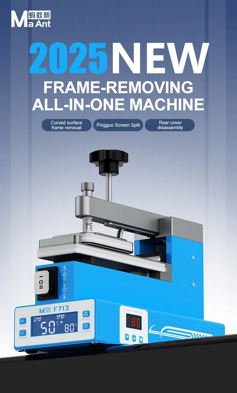 

MaAmt Mobile Phones LCD Frame Separator Machine Innovative Electric Control Fixture Heating Screen Rear Cover Disassembly Tools