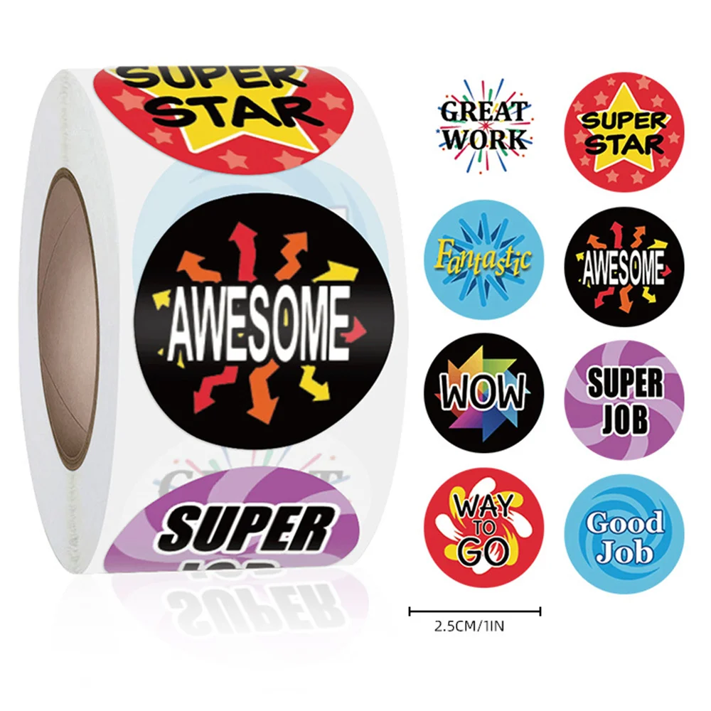 500pcs Halloween Pumpkin Ghost Sticker Packaging Sealing Label Sticker 2.5/1inch Gift Stickers Labels Horror Creation Decoration