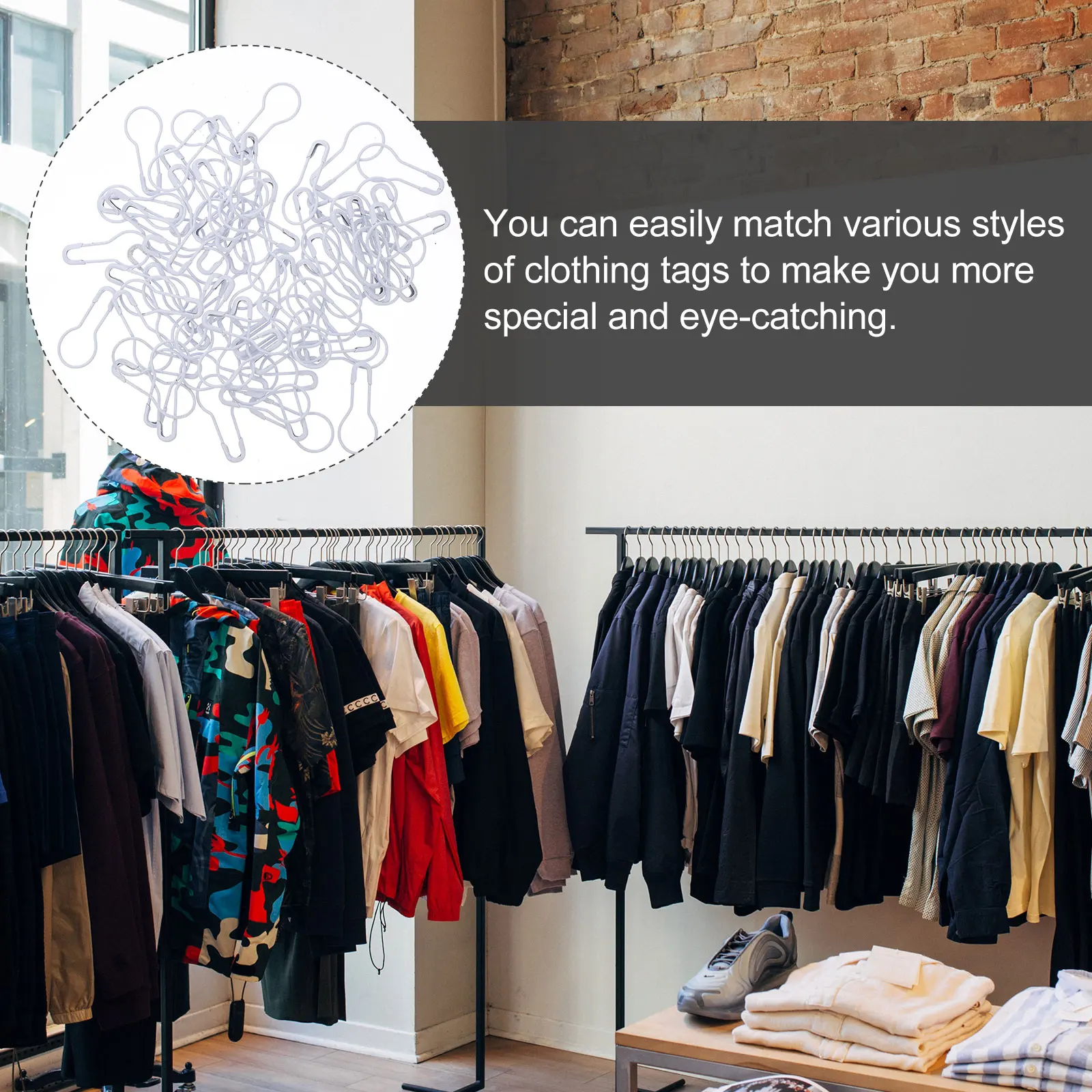 

2000pcs Sewing Brooch Decorative Gourd Decorative Gourd For Iron Pin Women'S Clothing Safety Pin