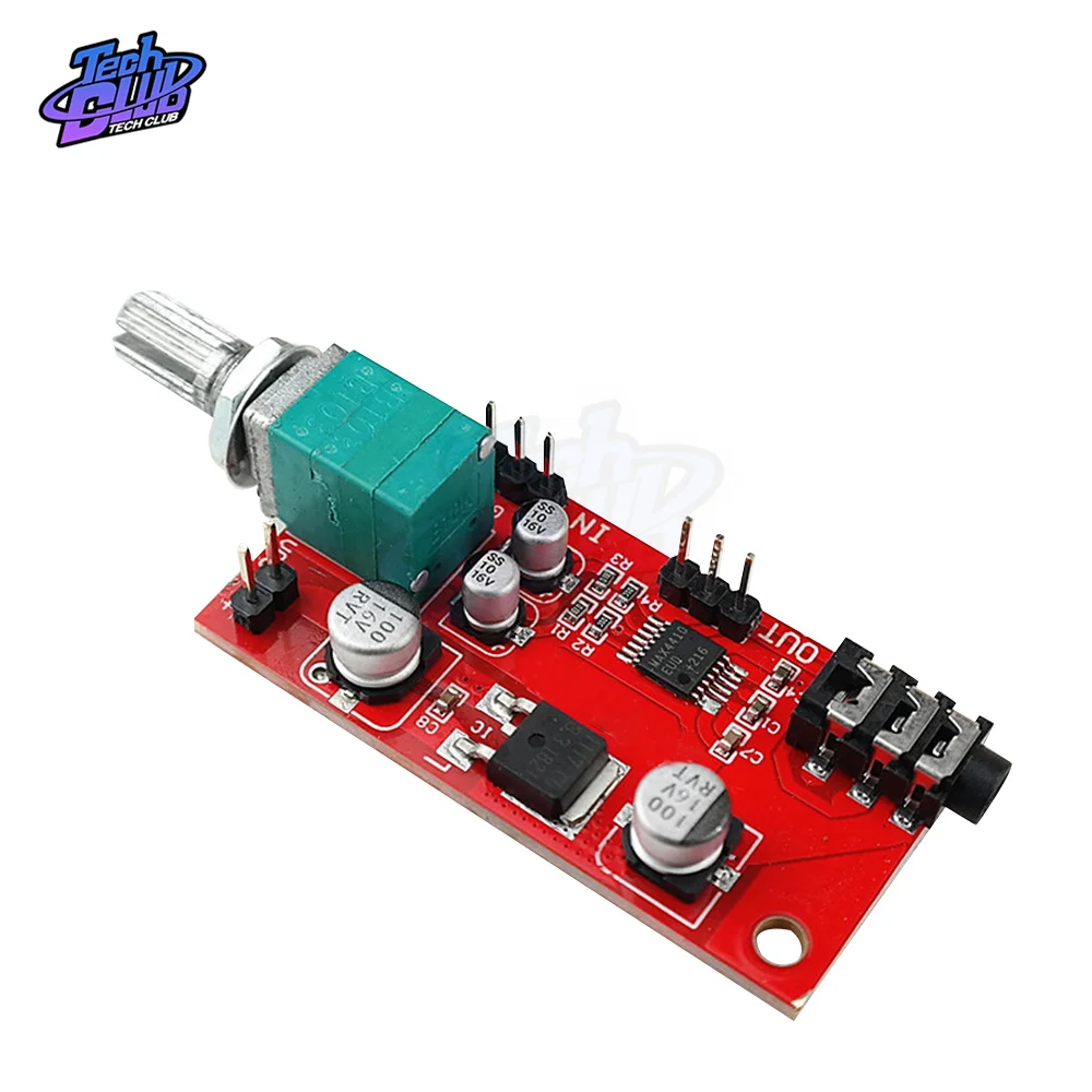 Headphone Amplifier Board Max4410 Miniature Amplifier Can Be Used As Power Amplifier Preamplifier Instead Of NE5532