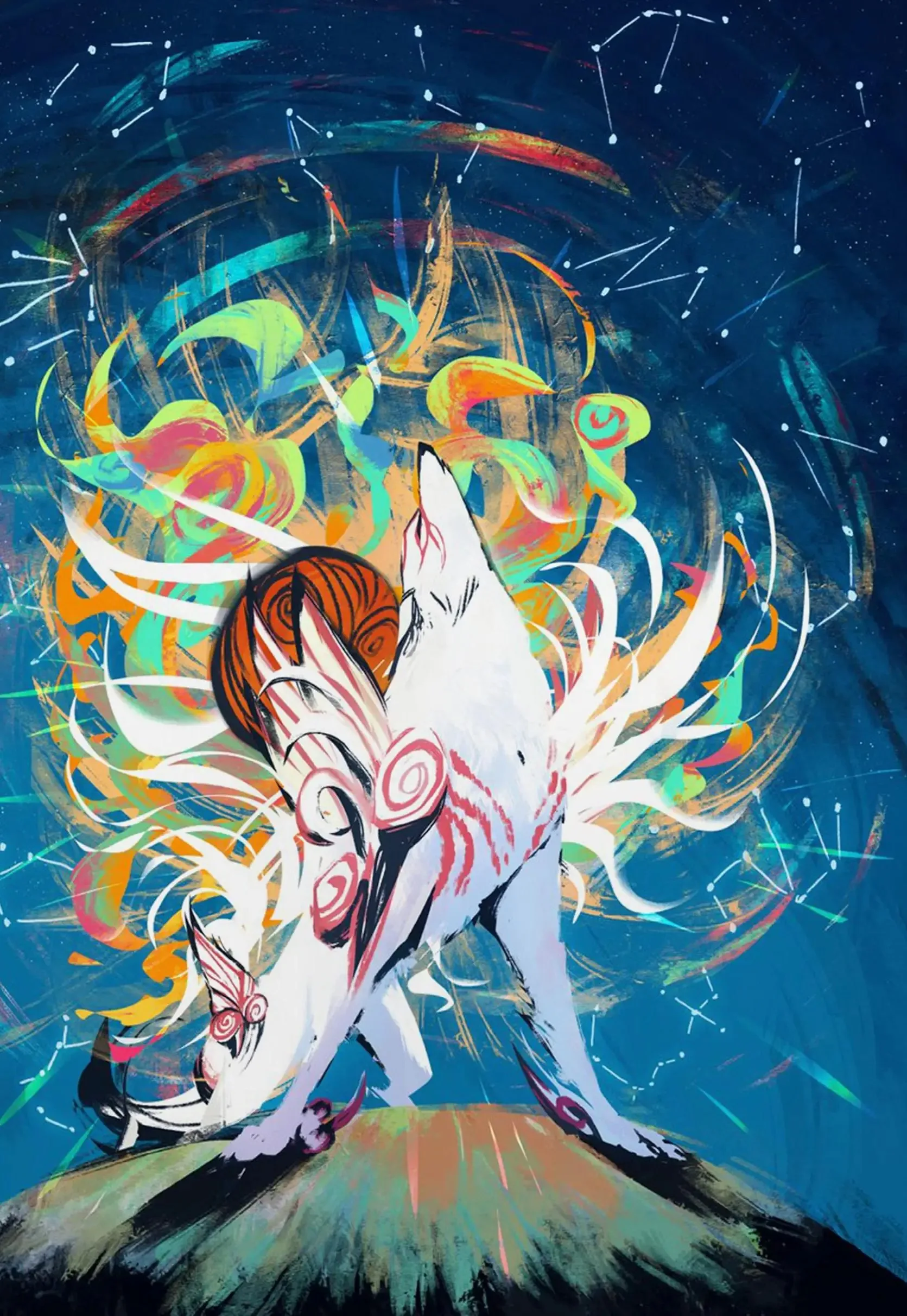 

Набор из 500 пазлов «Оками: Японские боги» для всей семьи, игры для игровой комнаты, спальни, гостиной, подарок