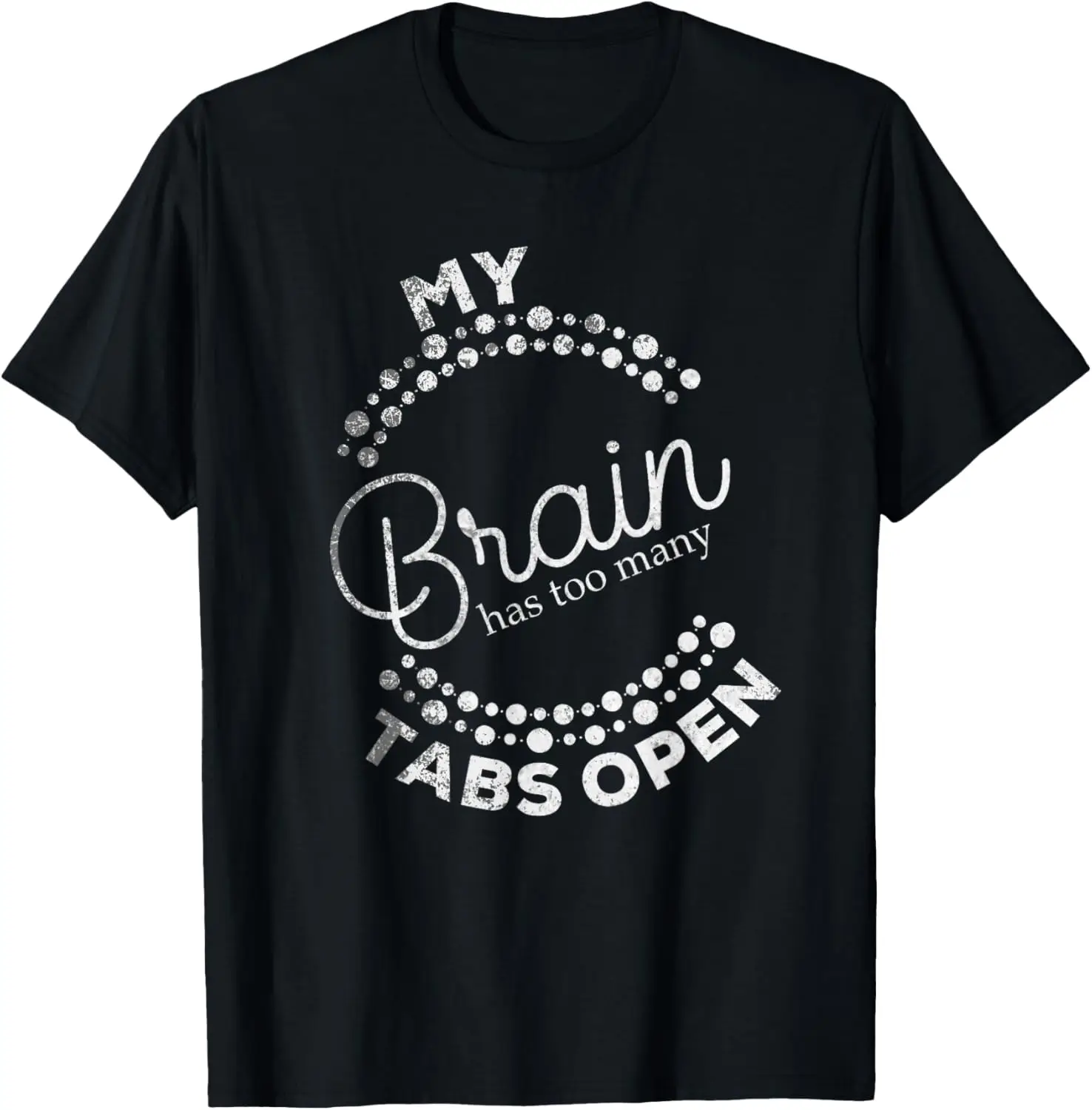 

Футболка My Brain Has Too Many Tabs Open Computer Nerd Geek