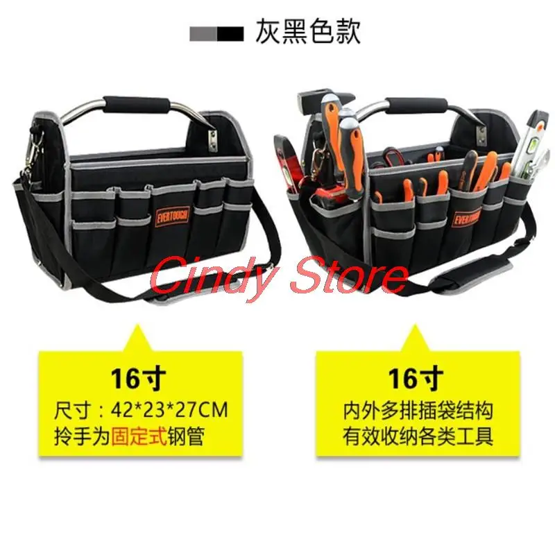 1PC Multifunction Kit Screwdriver Corner Suitcase Toolbox Chair Electrician Work Tool Bag Accessories Cleaning Brush Truck