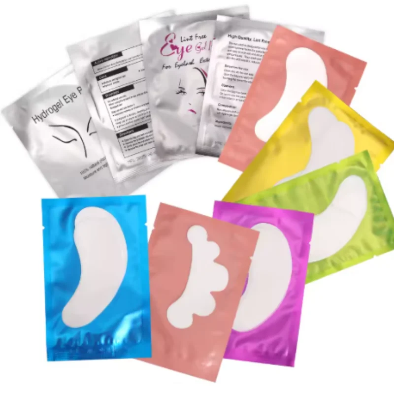 50/100/200pcs Eyelash Extension U-shaped Incision Gel Paper Patches Grafting False Lashes Under Eye Pad Stickers Makeup Tools