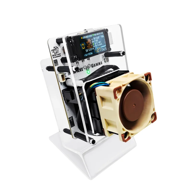 TA-Bitcoins Miner 1.2TH/S Solo Miner 1.2TH/S BM1370 Asic Chip 2.4G Wif BTC Lotterys Miner EU Plug