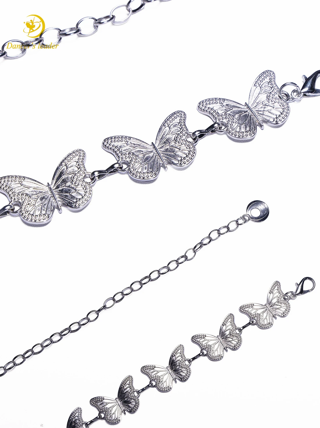 Danza latina Danza del ventre Accessori dimagranti Danza con catena in vita Catena in vita con farfalla ciliegia