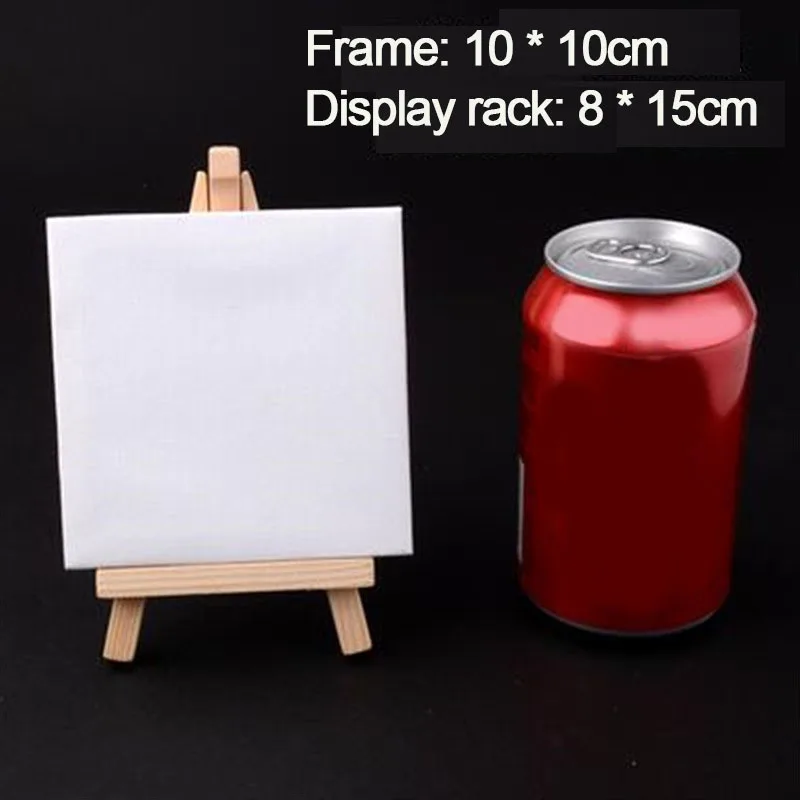 Белый холст для рисования, пустой костюм, натянутые холсты для рисования, холст Minis для рисования наждачных части HB01