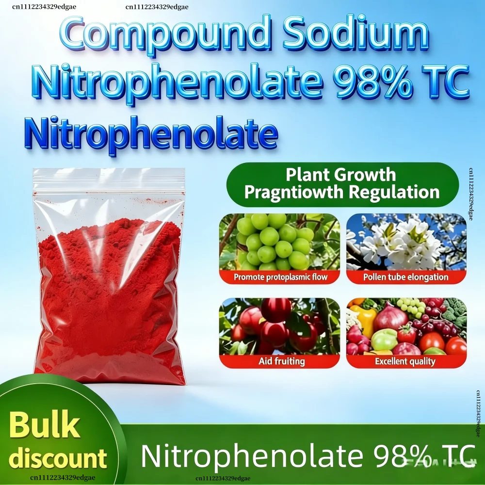 98% Sodium Nitrophenolate Plant Growth Regulator Water Soluble Foliar Fertilizer For Crop Growth Promoting