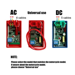 Motorcycle RACING AC CDI With DIP Switch For AKT125 RX125 Cdi FT125 FT150 CG125 Cdi Racing SBR150 4000-12000RPM AC 6PIN CDI UNIT