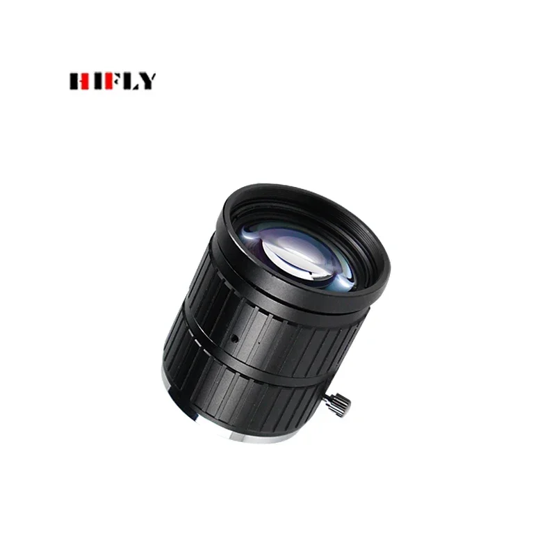 HIFLY 75mm 1" 10MP Machine Vision Camera Lenses Industrial Optical C Mount Fa Lens For Defect Detection