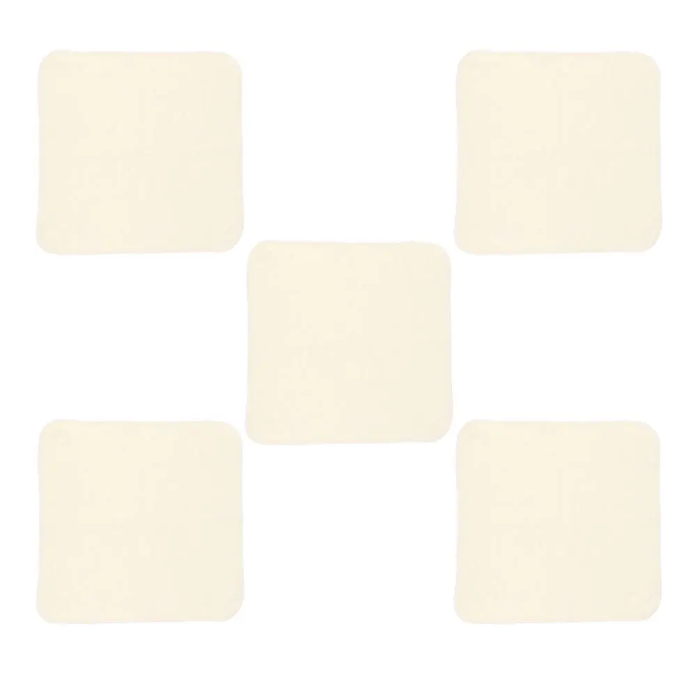 5 قطعة مناشف لعاب الأطفال الوليد الوجه مسح منشفة التمريض الرضع طفل قابلة لإعادة الاستخدام لينة دائم قابل للغسل مناديل لعاب ل