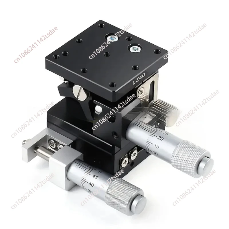 

xyz Axis 60*60/40*40mm Trimming Station Manual Precision Displacement Platform Linear Stage Sliding Table Rail LGD60-L
