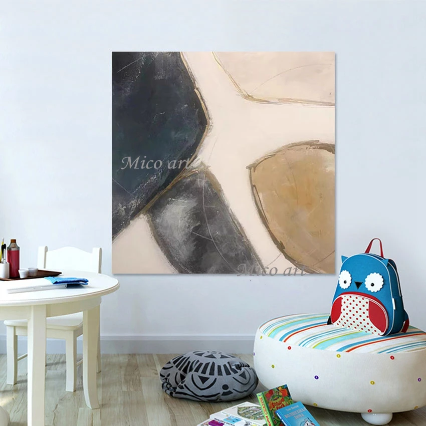 

Новое поступление, абстрактные картины, холст, простой дизайн, картина маслом, художественное украшение стены, акриловая текстурированная картина с ручным рисунком