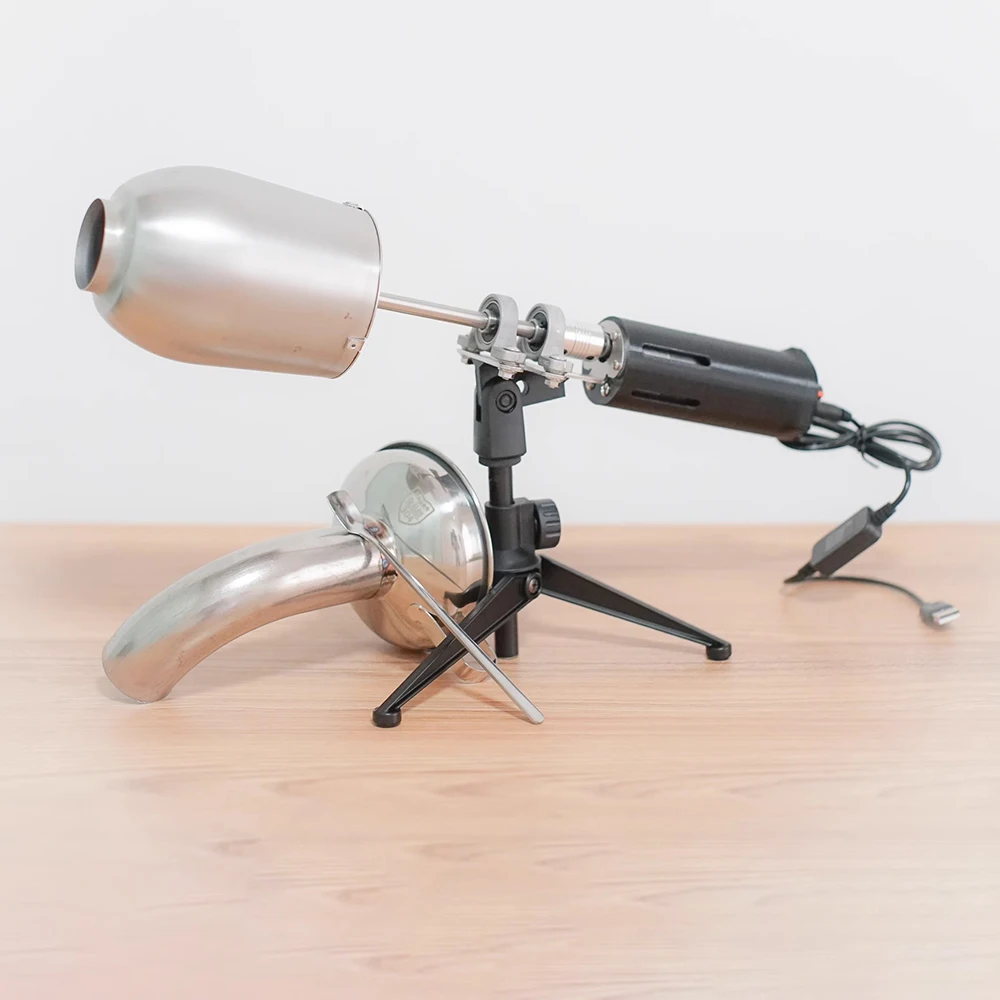 

Home Portable Coffee Bean Roaster - 304 Stainless Steel Electric Roasting Machine Hand Net