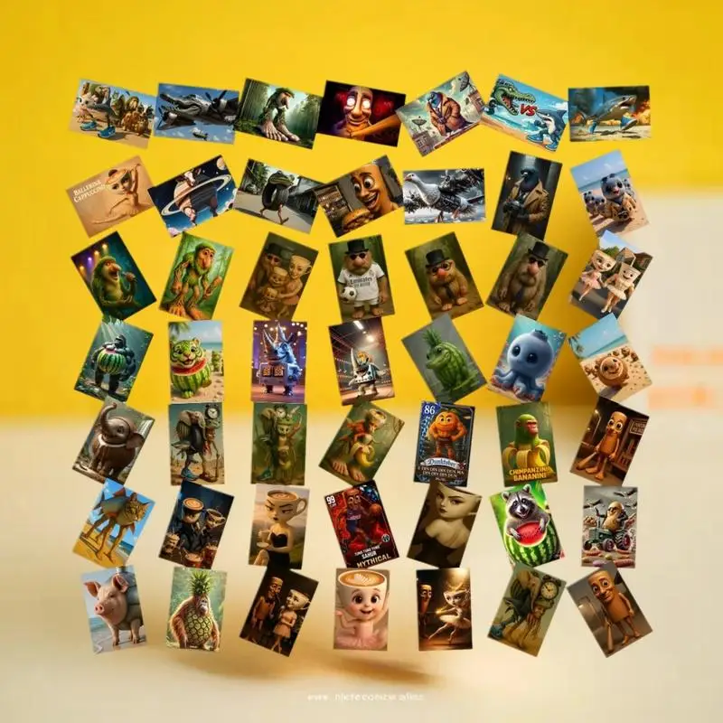 50 قطعة/المجموعة مجردة AI ملصقات TungTungTung Sahur ملصقات Tralalero ملصقات للثلاجات البخارية زجاجات مياه