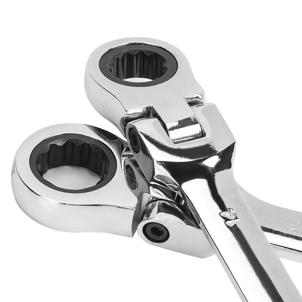 Flexible Head Multi functional Ratchet Conination Spanner Wrench 8-17mm Repair Tools Set Wrench Set Ratchet Spanner Set