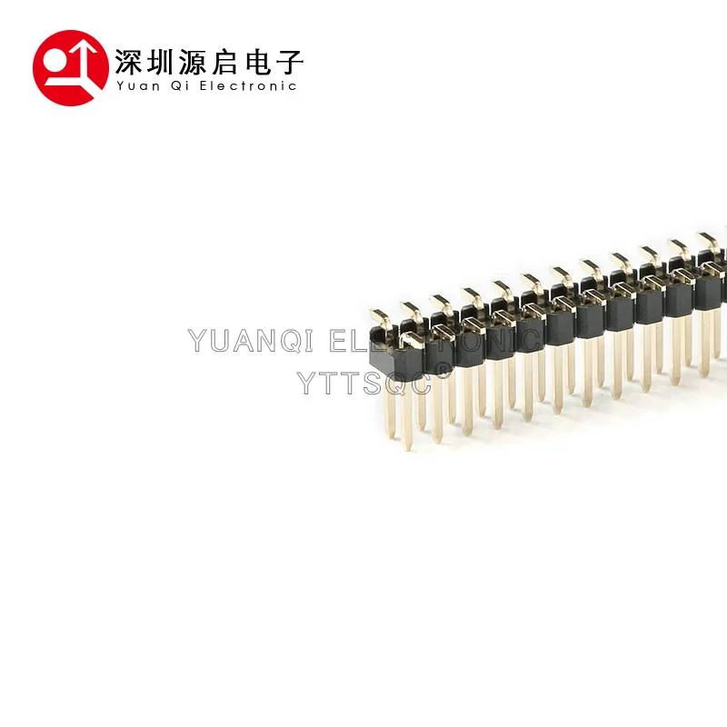 10 Uds SMD SMT 2x2/3/4/5/6/7/8/9/10/12/14/15/16/18/20/40/ PIN Doble fila macho PIN cabezal 2,54 MM PITCH Strip conector 2x6/8/10/20