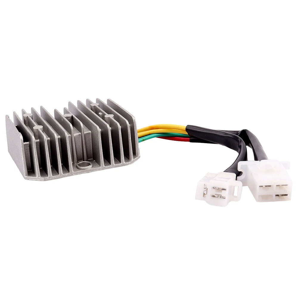 For GY6 125cc 150cc Voltage Regulator Rectifier 12V 6 Wires Voltage Regulator 152QMI 157QMJ CH125 Scooter ATV Moped Quad