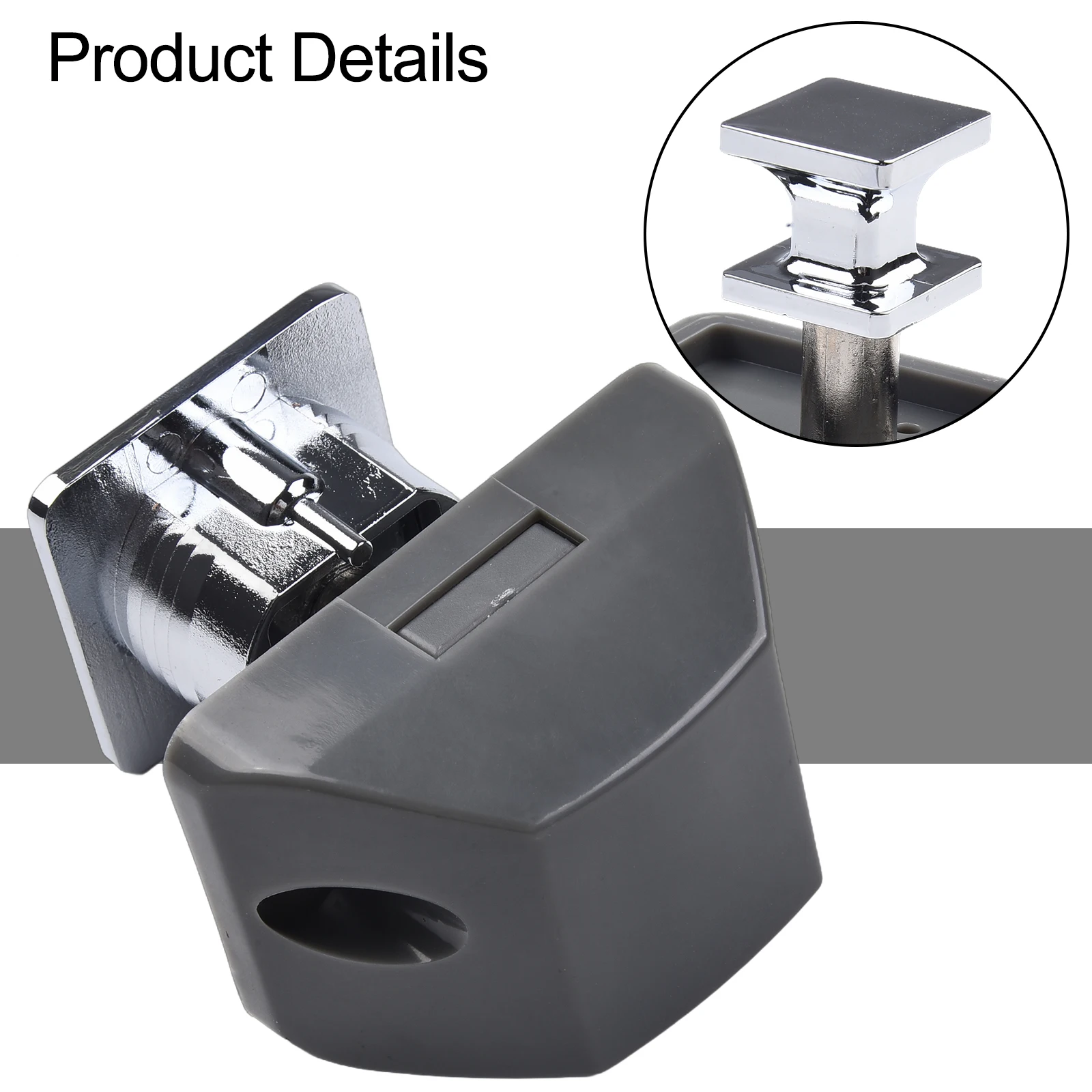 5pcs Push Button Latches Cabinet Door RV Handle Catch Lock For Color Elegant Simple Installation Furniture Zinc Alloy