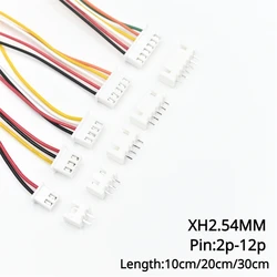 Connecteur SH1.0 JST1.25 ZH1.5 PH2.0 XH2.54 Femelle + Mâle 2/3/4/5/6/7/8/9/10P Prise avec Câble 10/20/30cm, 10 Ensembles