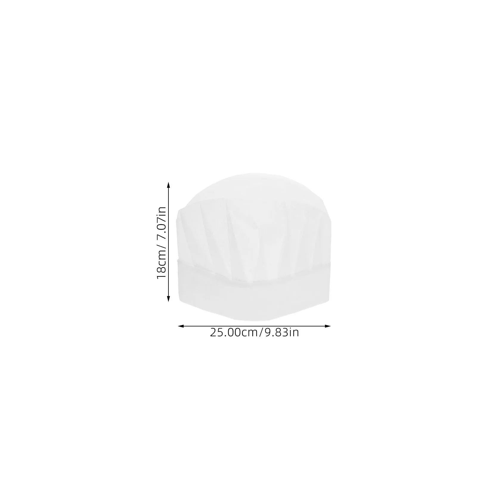 子供用使い捨てシェフハット,フードケータリング,調理用キャップ,レストラン,キッチンヘッドギア,ベーキング,コスチューム,子供用ドレス,20個