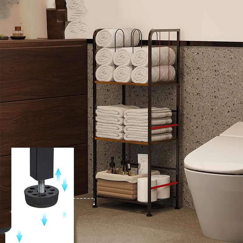 

Towel storage rack Space-saving towel rack Three-layer removable bathroom pool towel rack