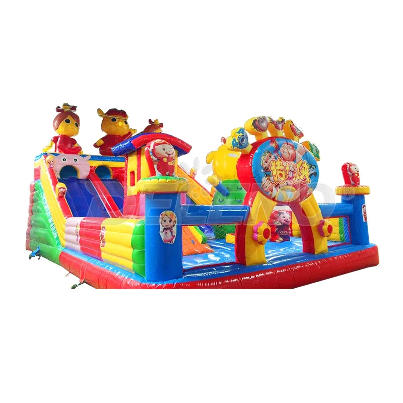 Hot Sale and Popular Bouncy Inflatable Castles Jumping area for kids Amusement Playground