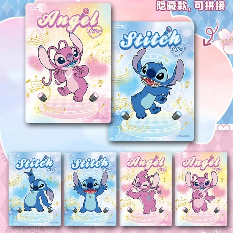 CARD.FUN الأصلي ليلو وستيتش جمع بطاقات للأطفال الرسوم المتحركة غرزة لحظات مؤذية صريف بطاقات فنية اللعب الهدايا #2