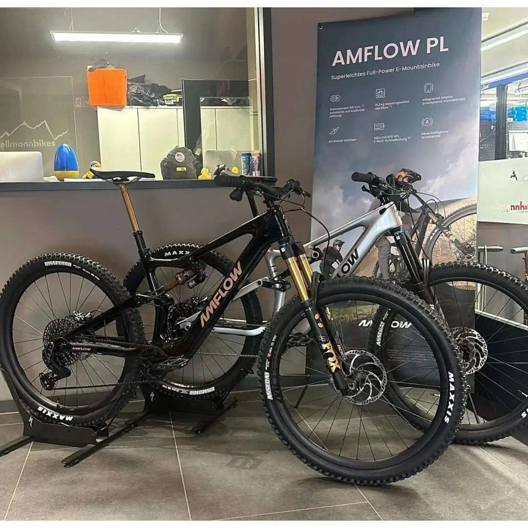 AliExpress YTYIN Carbon E-Mountain Bike with DJI Avinox Drive System Full Suspension Built-In LED Control Display Electric Ebike