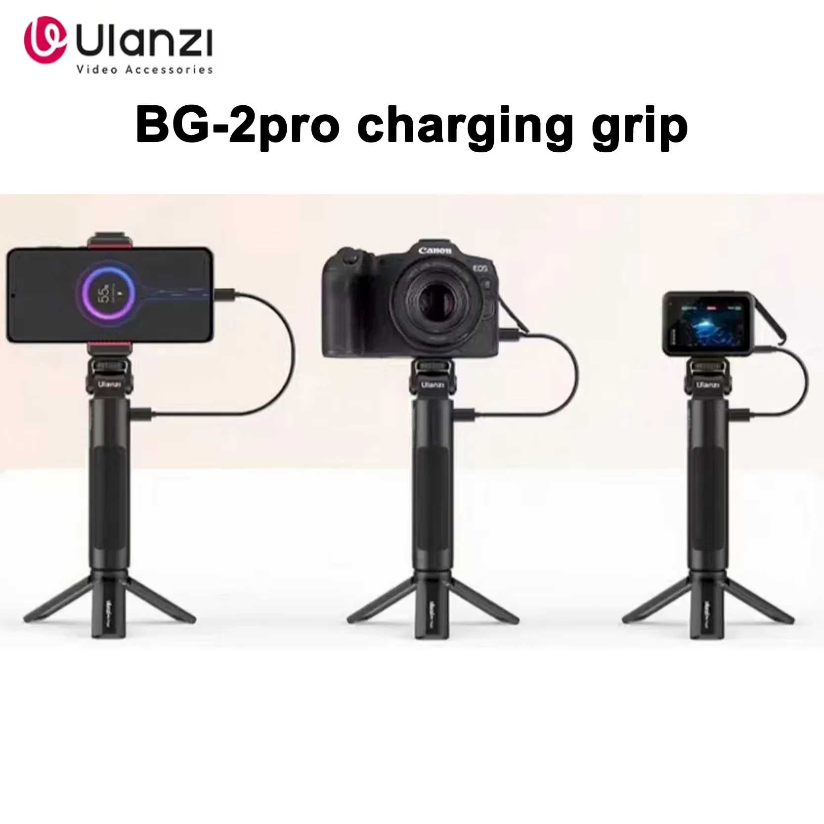 

Оригинальная зарядная ручка Ulanzi BG-2pro. Идеальный компаньон для бесшовной съемки и увеличенной мощности.