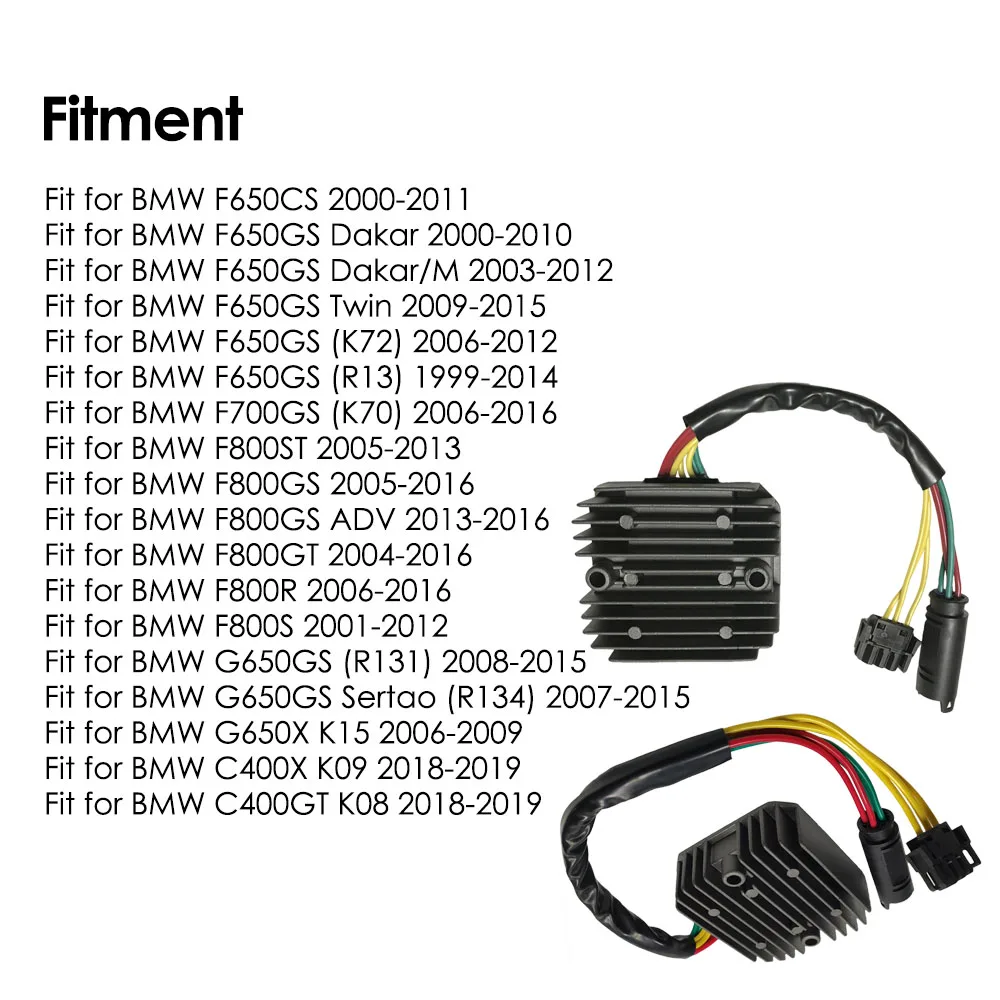 Motorcycle Voltage Rectifier Regulator 61312346550 61317707943 for BMW F650CS F650GS F700GS F800GS F800GT F800R G650GS C400X  image 6