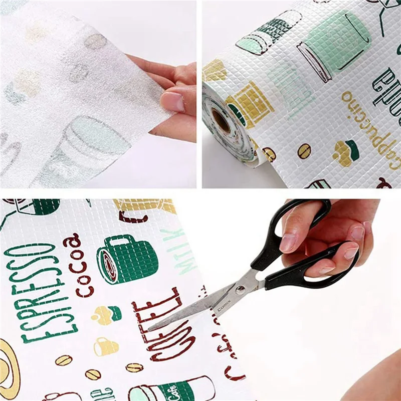 

ABXF-5X Многофункциональный вкладыш для полки из пенопласта для кухонных шкафов, холодильника, ящиков, шкафов (синий, 12 х 196 дюймов)