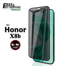 Anti Spy Screen Protector For Honor X8b Privacy Tempered Glass 9H Anti Peep Scratch High Aluminum